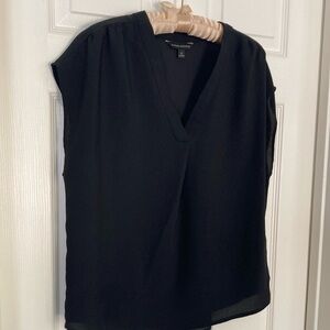 Banana Republic Black V-Neck Blouse